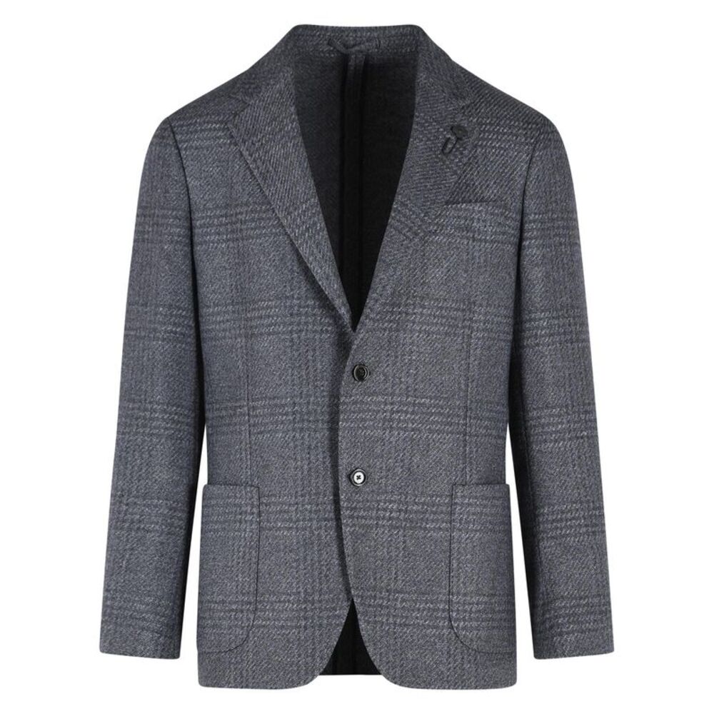 Lardini 'Roma' Navy Wool Blend Jacket Men